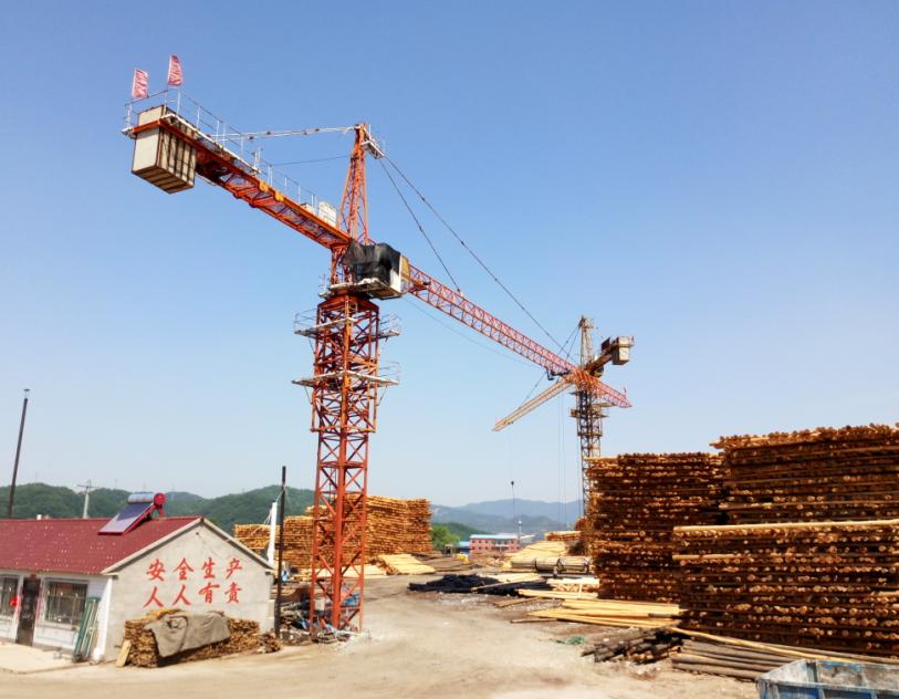 防腐油木桿塔吊